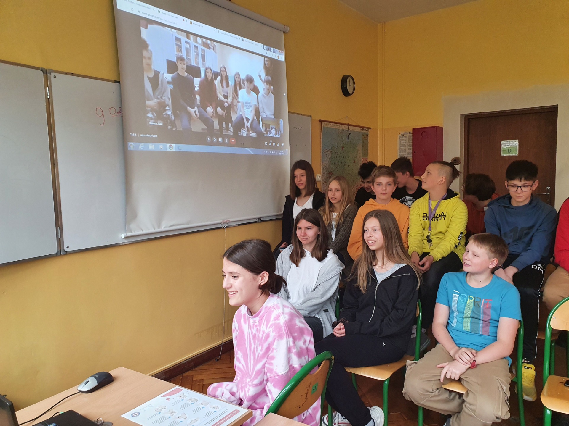 Spotkanie z uczniami ze Słowenii - Obrazek 1